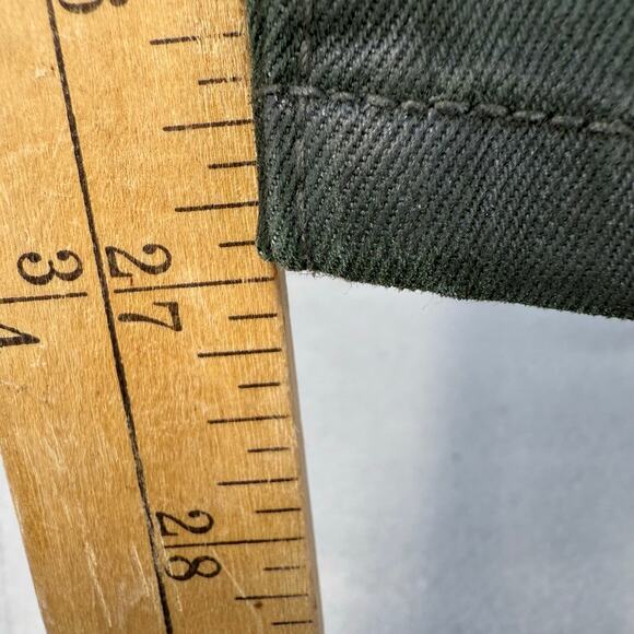 EUC Joe's Pant Women's 27 (4) Olive Green Coated Denim Skinny Leg Mid Rise EUC - Picture 13 of 14